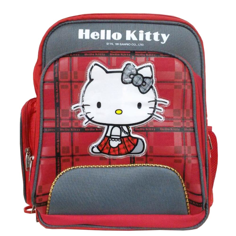 Hello Kitty 英倫風高級護脊書背包