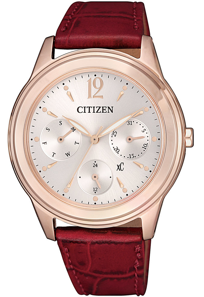 萬年鐘錶 - Citizen 星辰錶  XC   光動能女錶  FD2062-03A 錶徑36.5MM