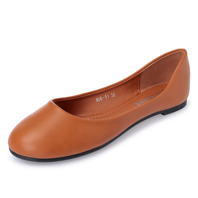 aws38 上班平底鞋_ 手造PU 制作