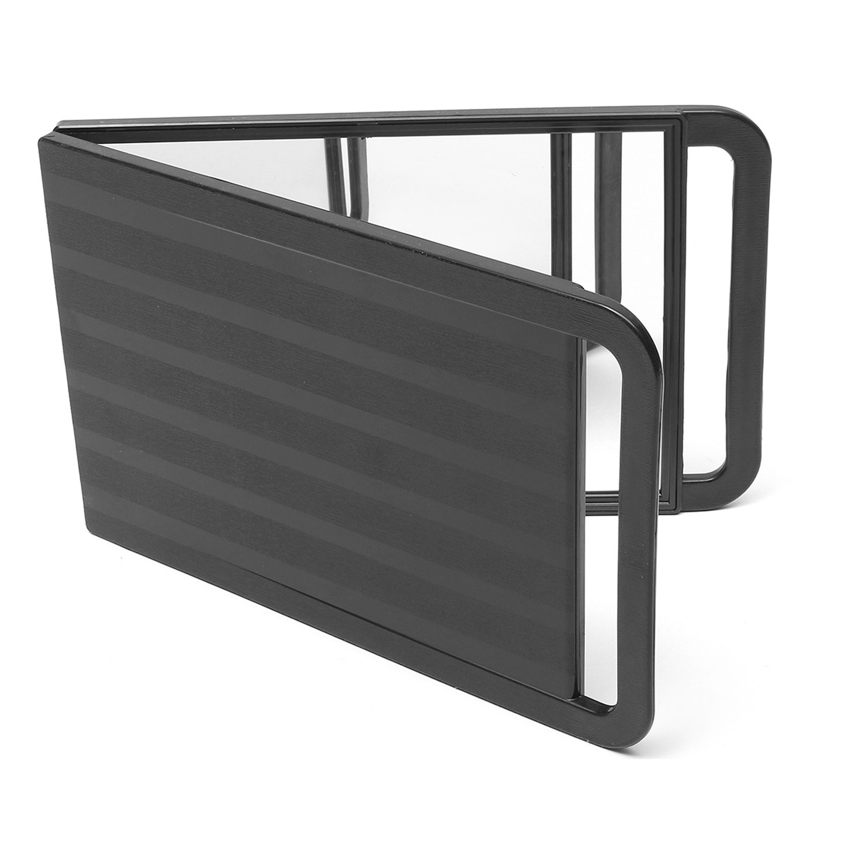 髮型師雙面手拿折疊鏡（ 黑 / Double Folding Mirror in Black ）