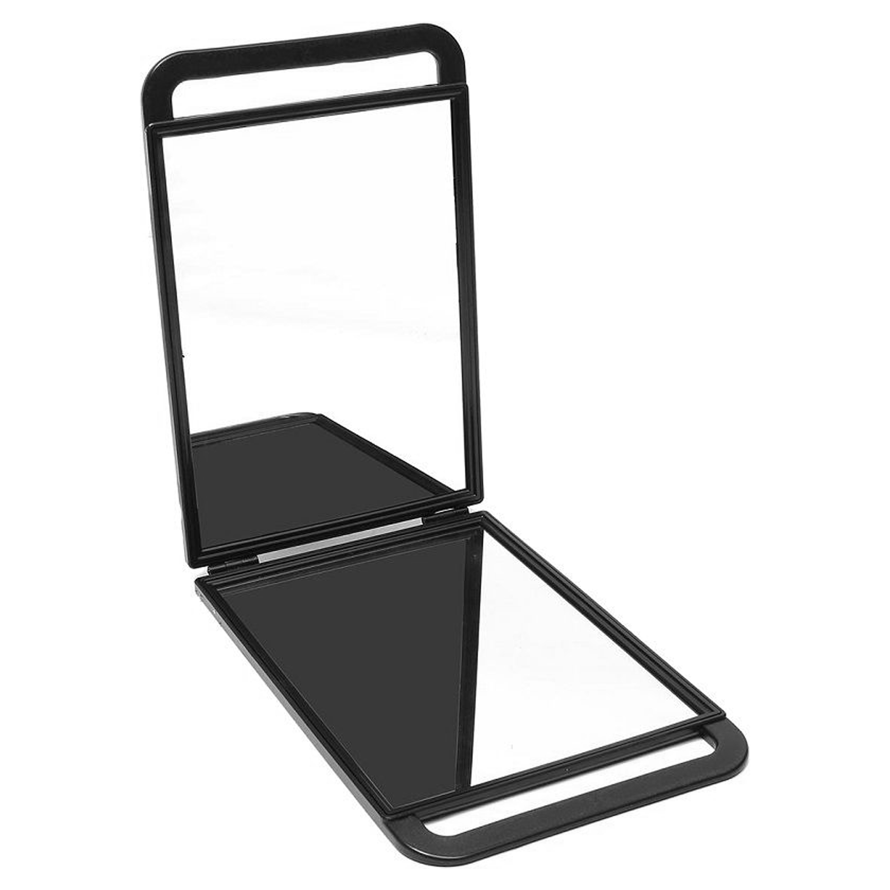 髮型師雙面手拿折疊鏡（ 銀 / Double Folding Mirror in Silver ）