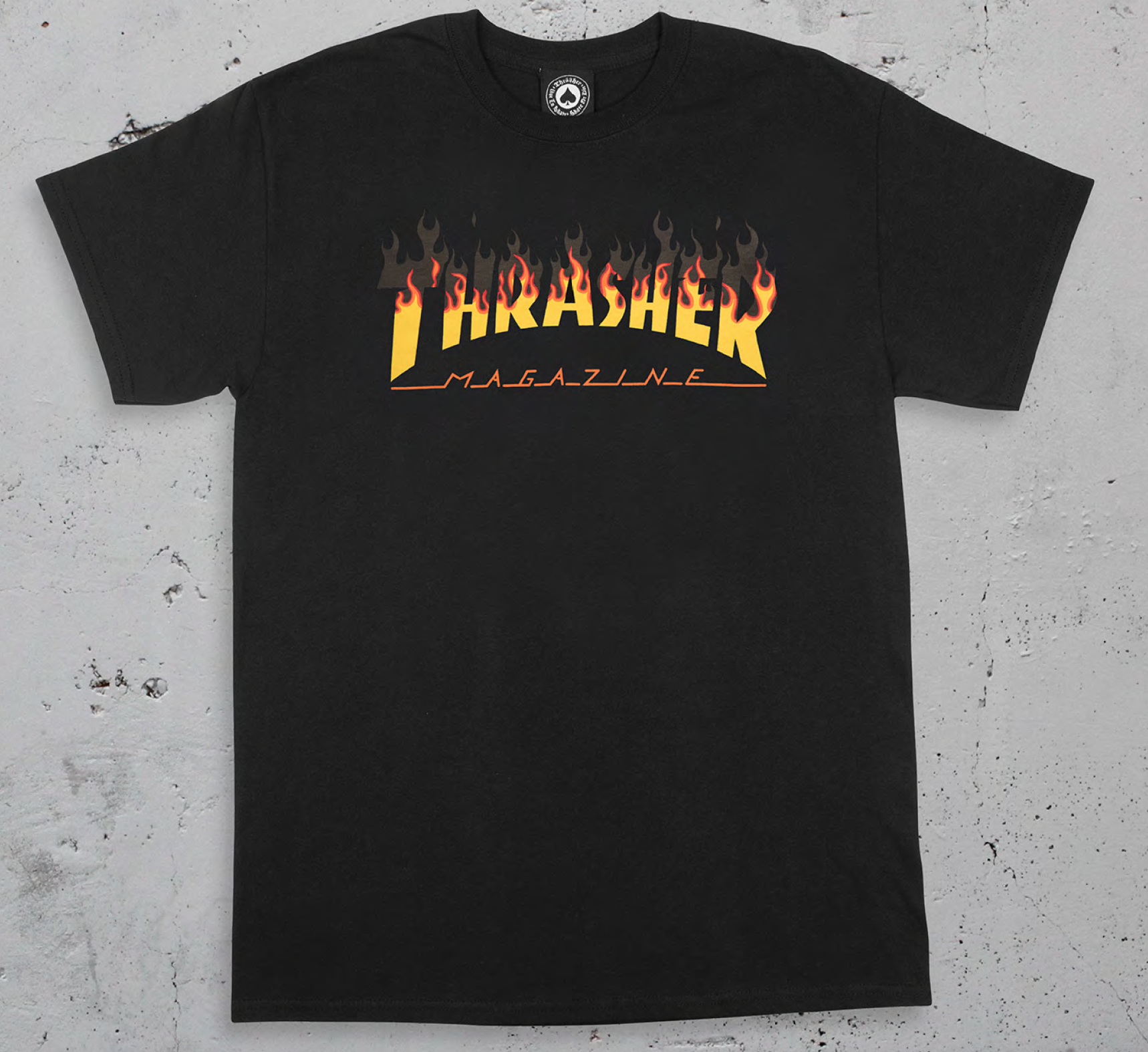 thrasher bbq flame black hoodie