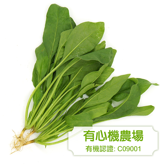 [有心機] 有機菠菜 1磅 (453g)