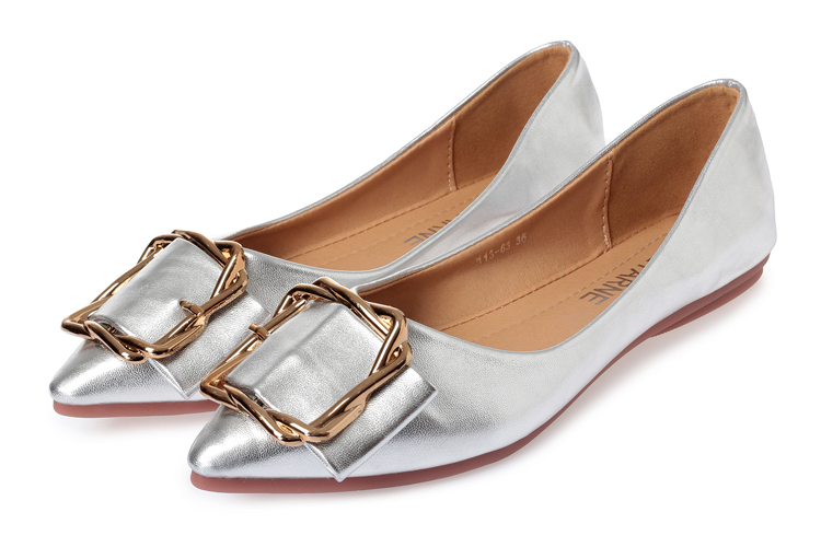 aws86 上班平底鞋_ 手造PU 制作