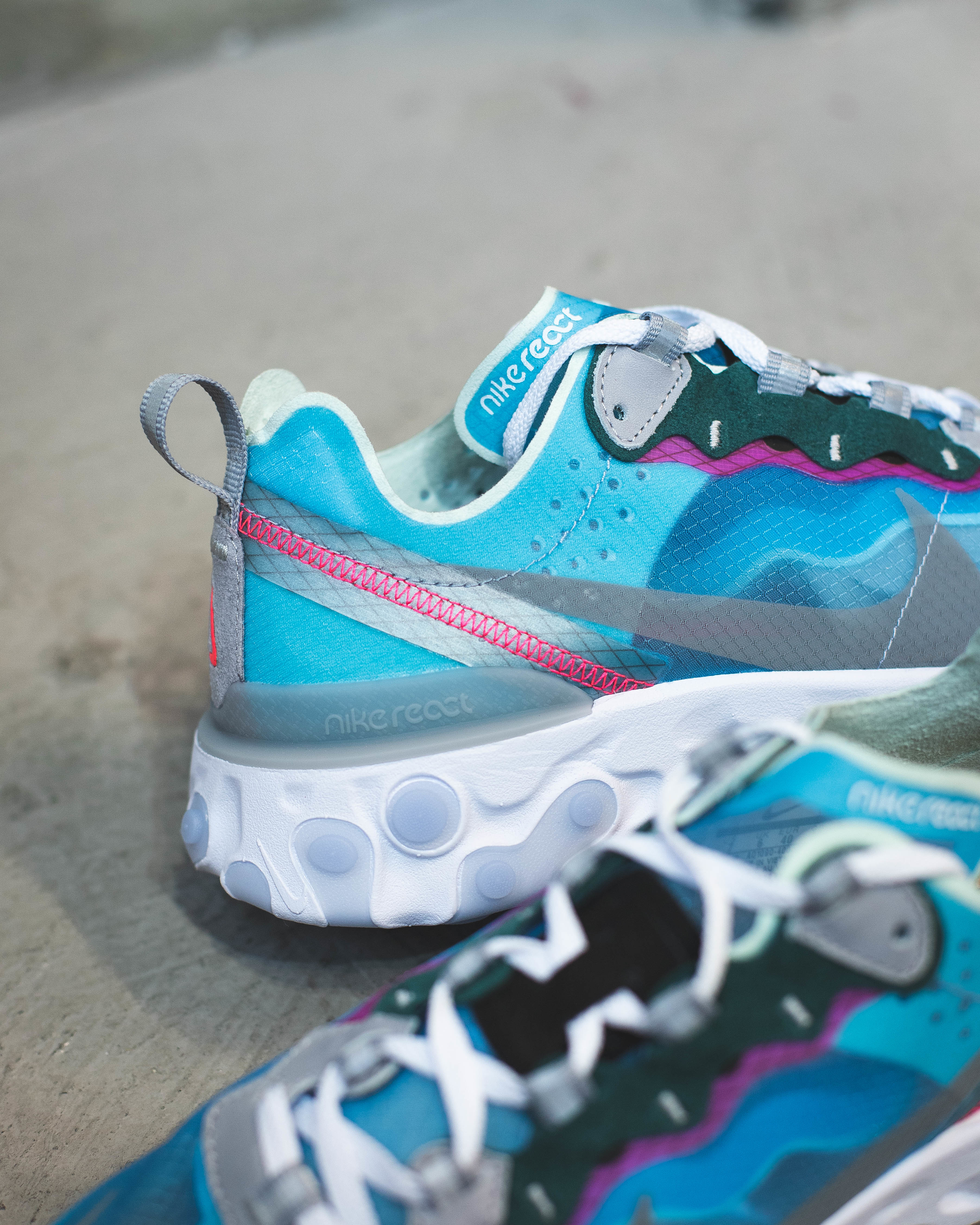 [現貨] NIKE REACT ELEMENT 87 ROYAL BLUE TINT AQ1090-400