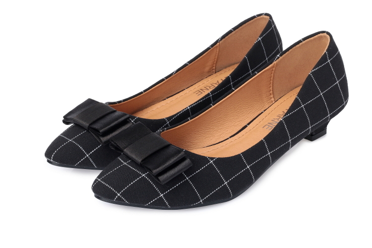 aws144 上班平底鞋_ 手造PU 制作