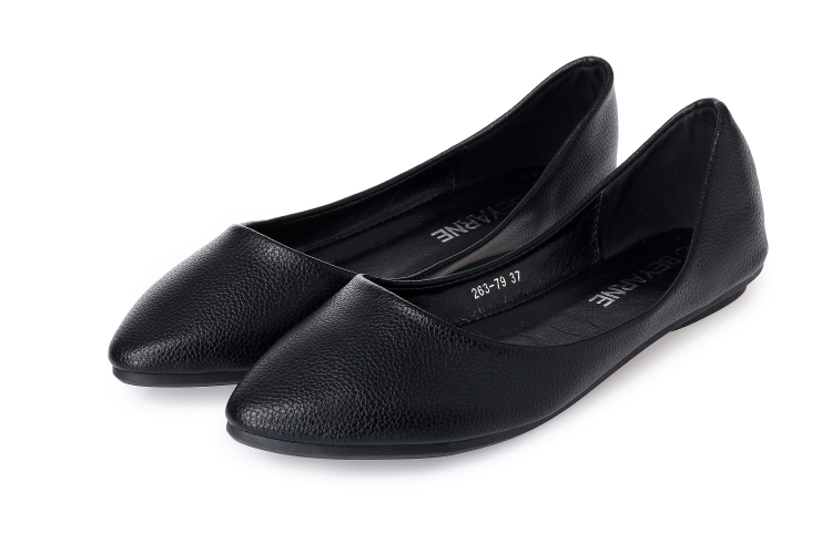 aws153 上班平底鞋_ 手造PU 制作