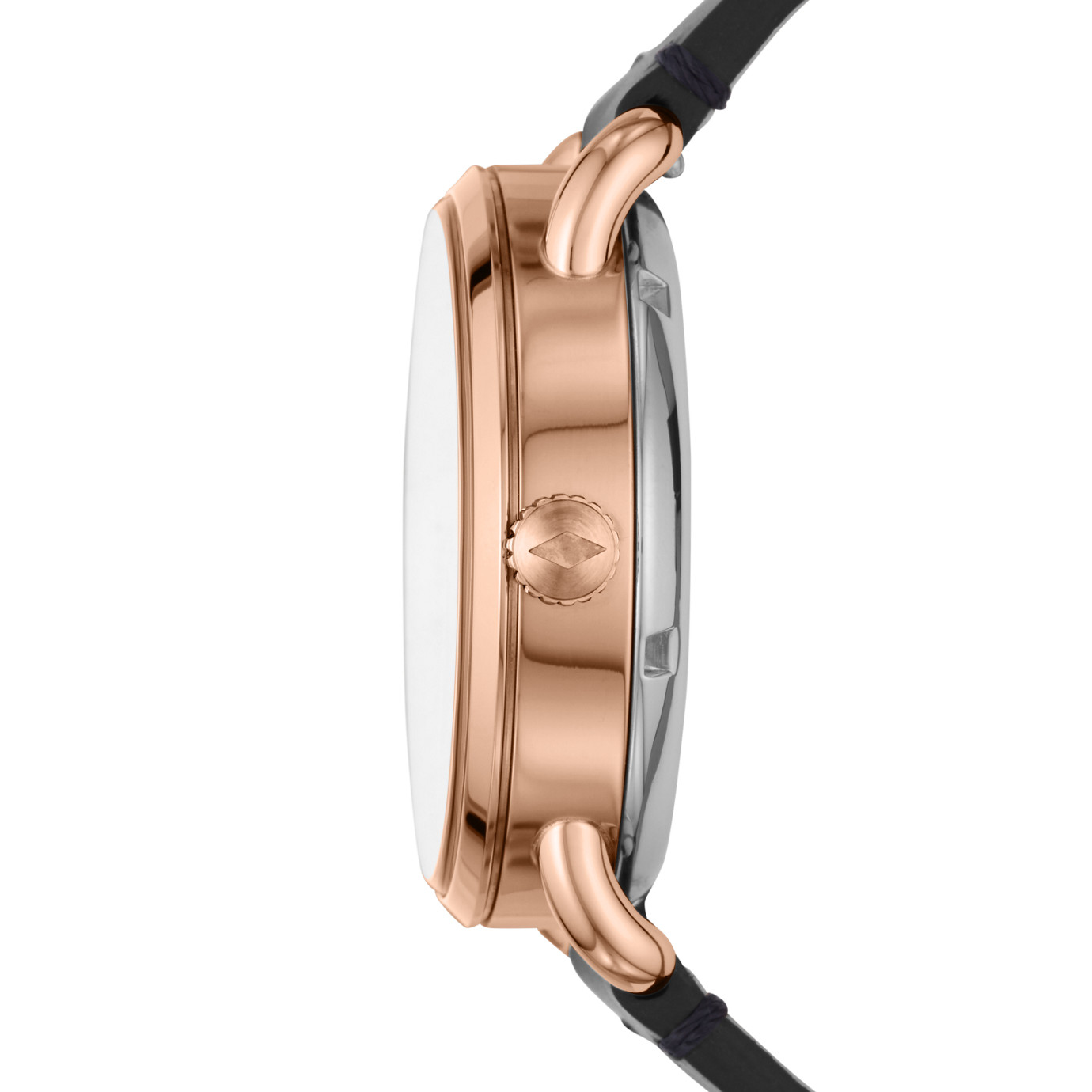 萬年鐘錶 - Fossil  簍空造型皮革男錶  ME1168 錶徑42MM