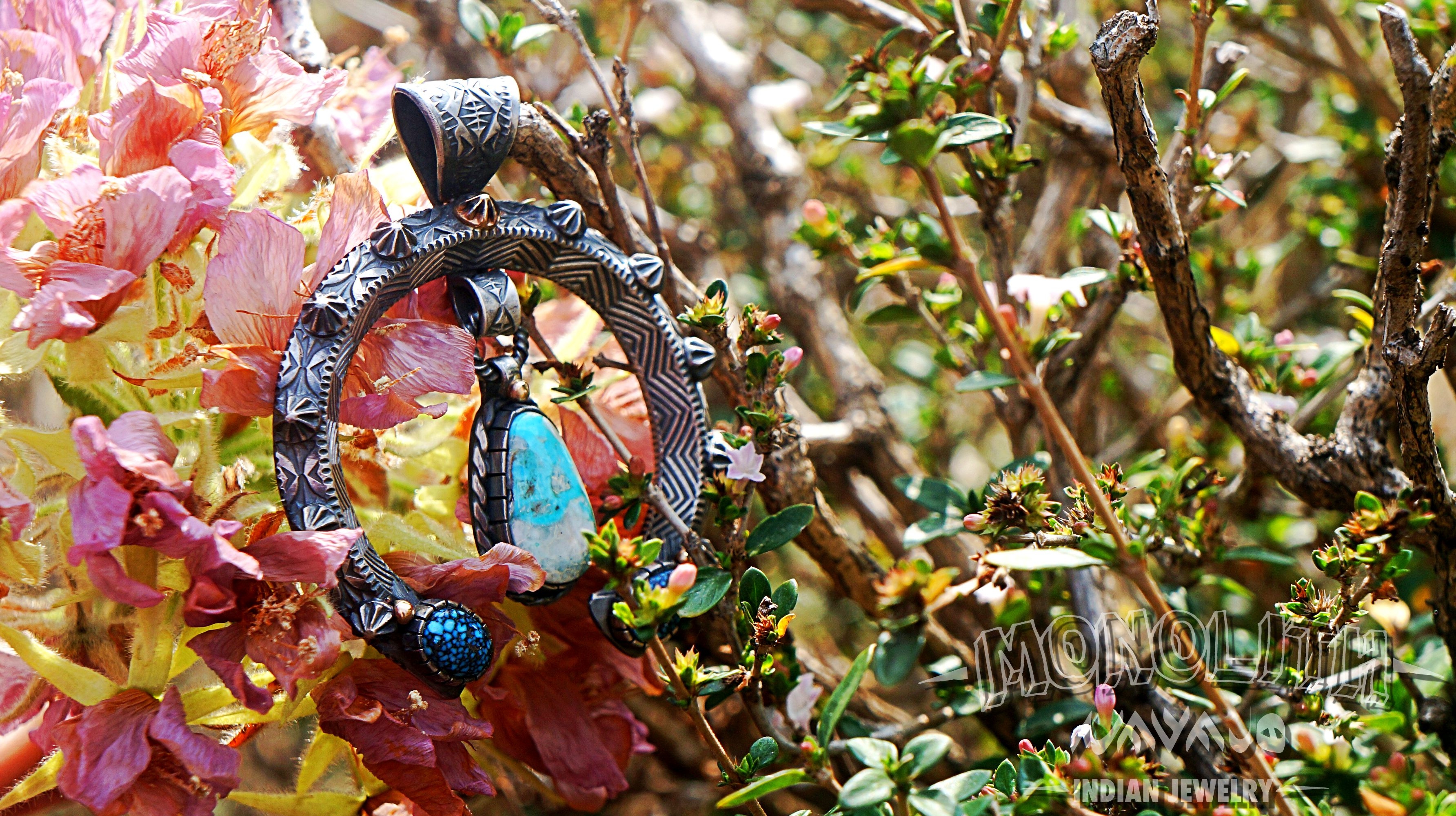 松石打印月牙 【 吊墜】