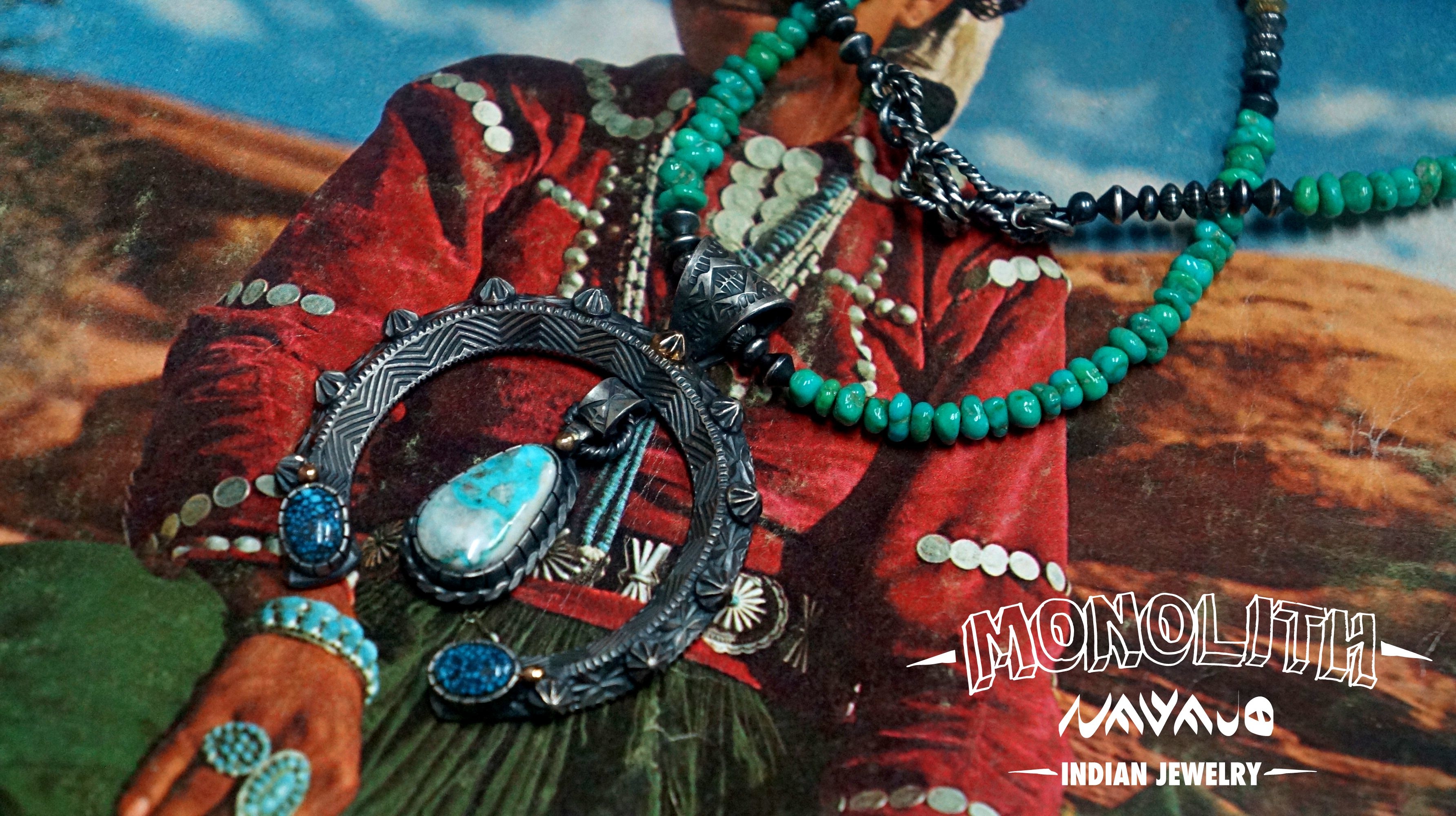 松石打印月牙 【 吊墜】