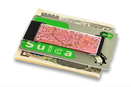 FLASH 東京電路線地圖錢夾 ( 粉紅色 )