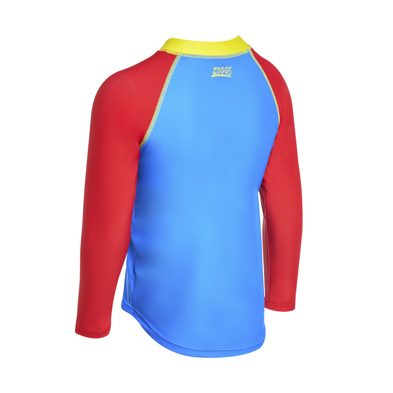 兒童超人長袖防曬上衣 - 藍/紅