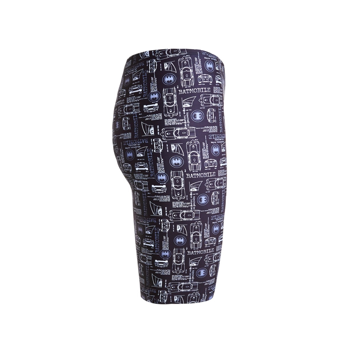 少年蝙蝠俠印花五分泳褲 - 黑/灰