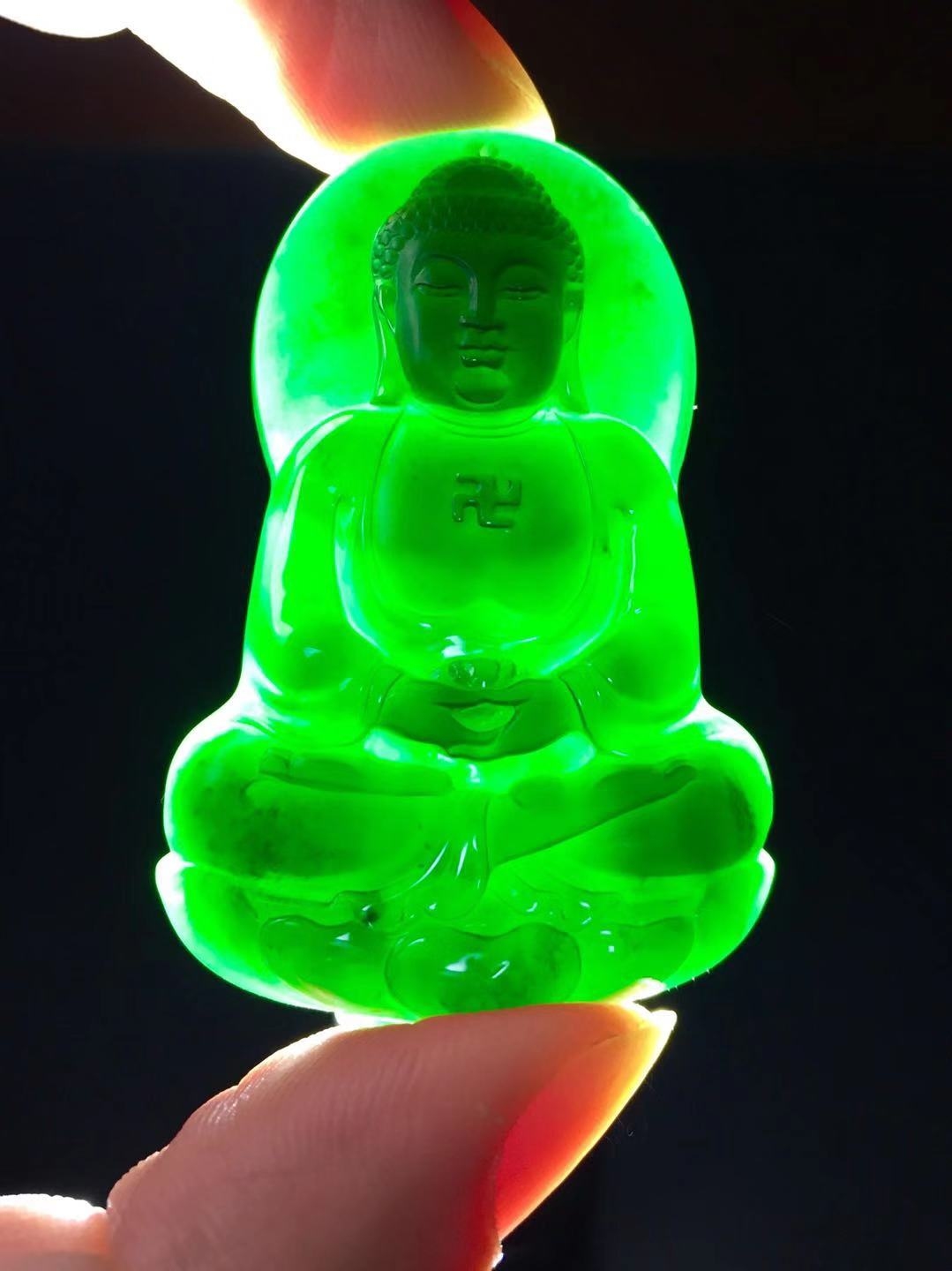 【已結緣】31126 墨翠大日如來