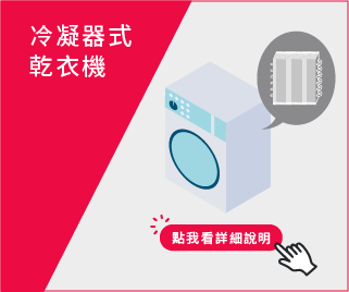 冷凝器式乾衣機