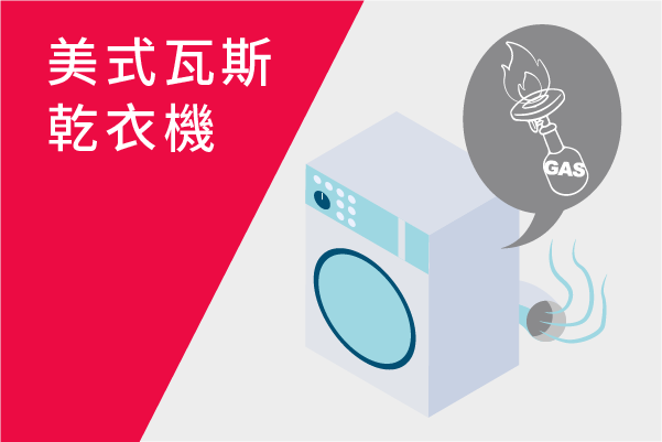美式瓦斯乾衣機介紹