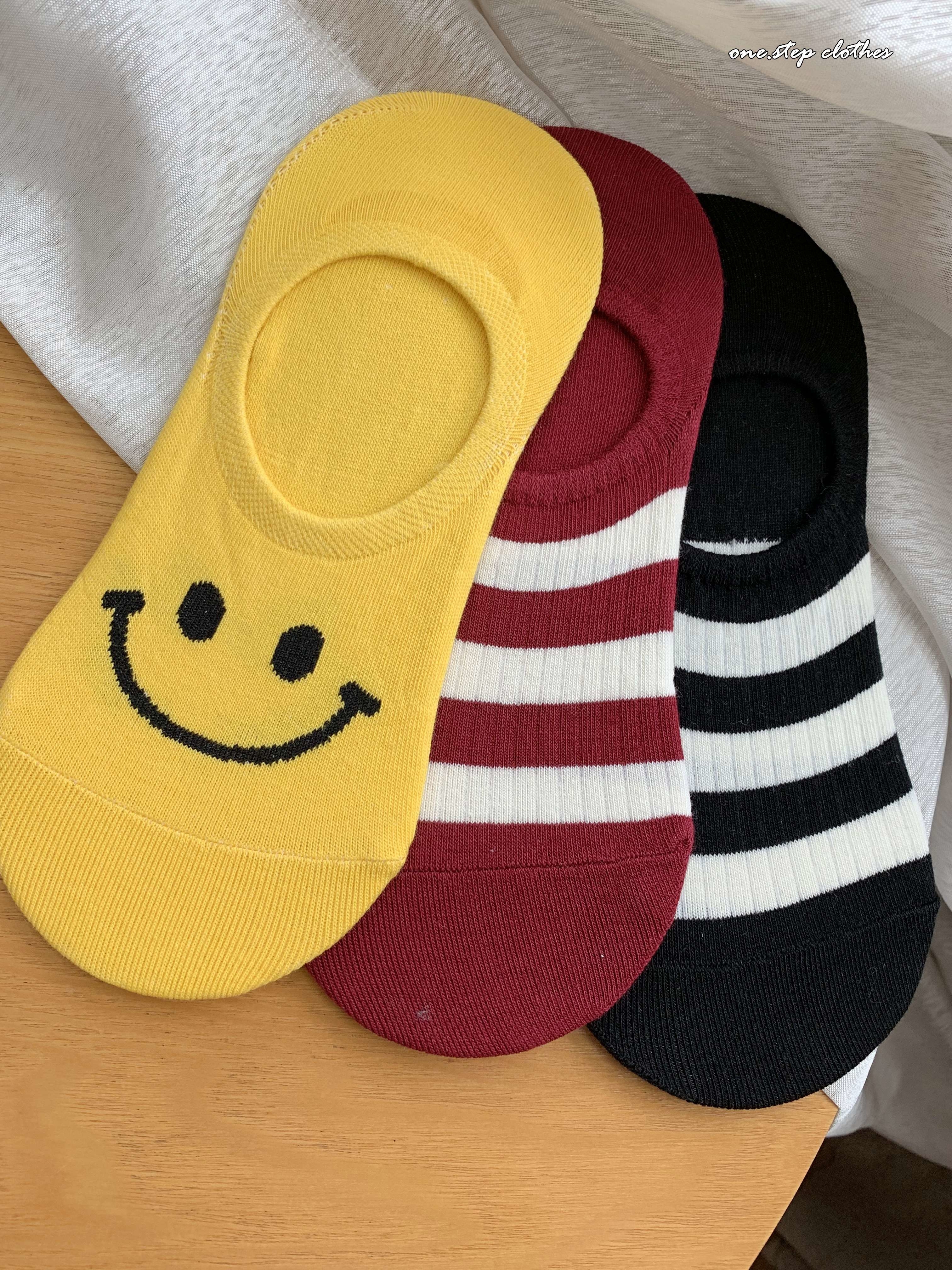 正韓好穿多色船型襪