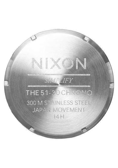 萬年鐘錶 - NIXON 尼克森 THE 51-30  CHRONO 計時碼表系列 300M防水  A083-000  錶徑51MM
