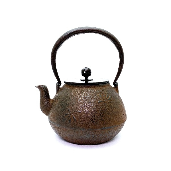 【平安松壽堂】長閑蘭紋 京都鐵壺1.3L