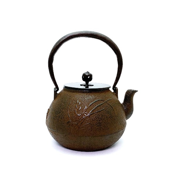 【平安松壽堂】長閑蘭紋 京都鐵壺1.3L