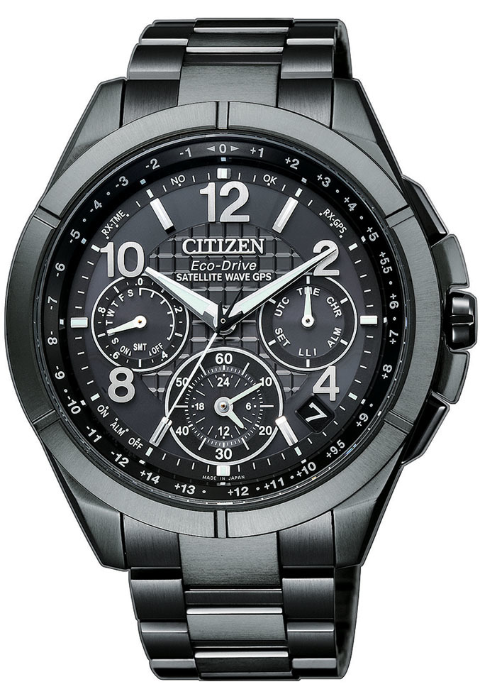 萬年鐘錶 - Citizen 星辰錶  光動能GPS衛星對時 CC9075-52F 表徑43.5MM