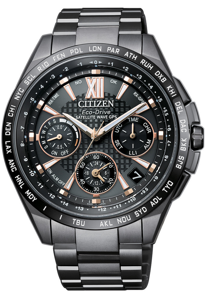 萬年鐘錶 - Citizen 星辰錶  光動能GPS衛星對時 CC9017-59G 表徑43.5MM