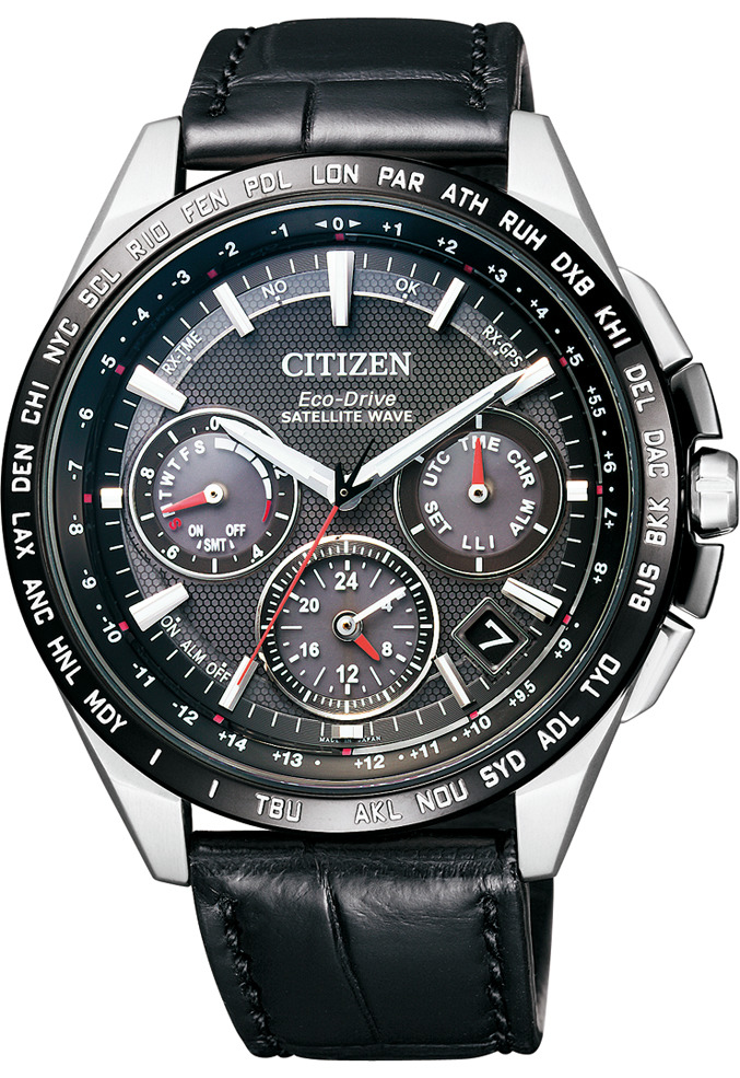 萬年鐘錶 - Citizen 星辰錶  光動能GPS衛星對時 CC9015-03E 表徑43.5MM