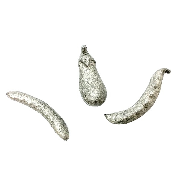 【南部鐵器】黃瓜/茄子/豆莢 補鐵塊三件組