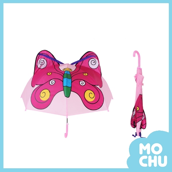 蝴蝶飛舞立體雨傘