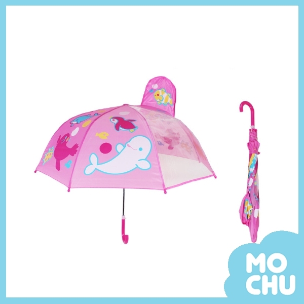 鯨魚家族立體雨傘