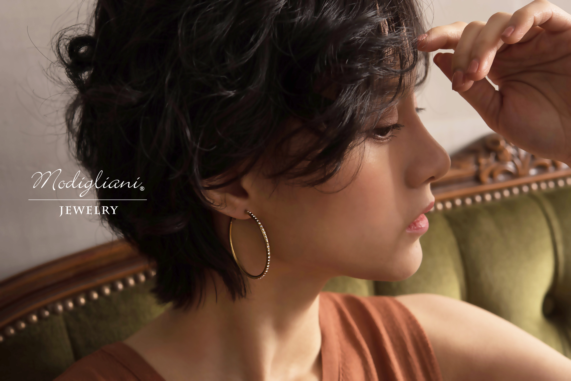 深夜繁星圈圈耳環