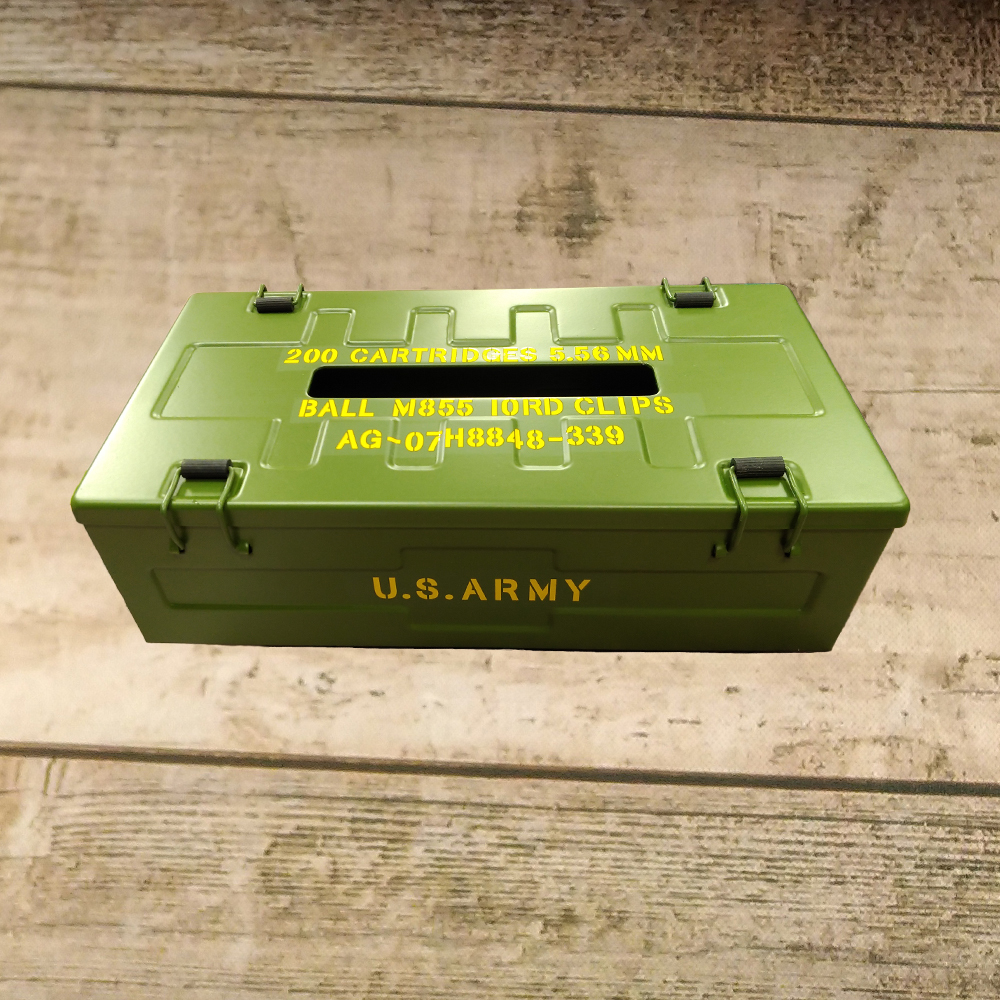 Military Tissue Case-Amry  軍事風格紙巾盒