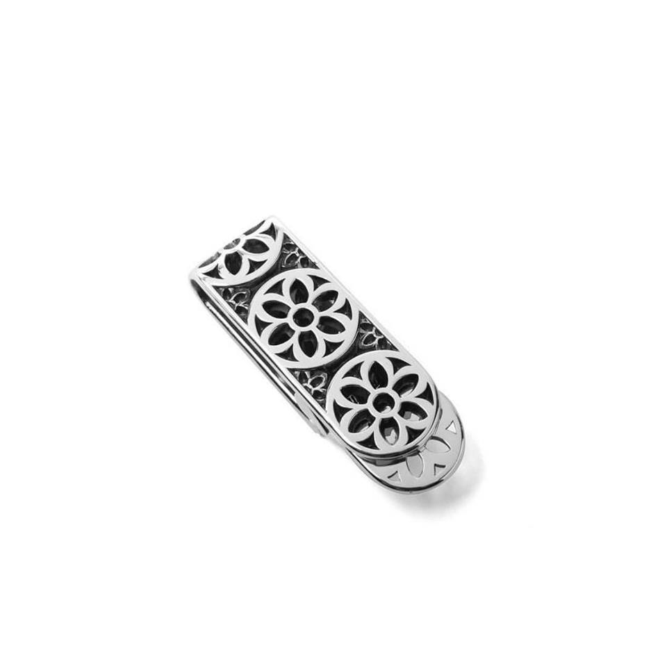Cream Dream Money Clip, Sterling