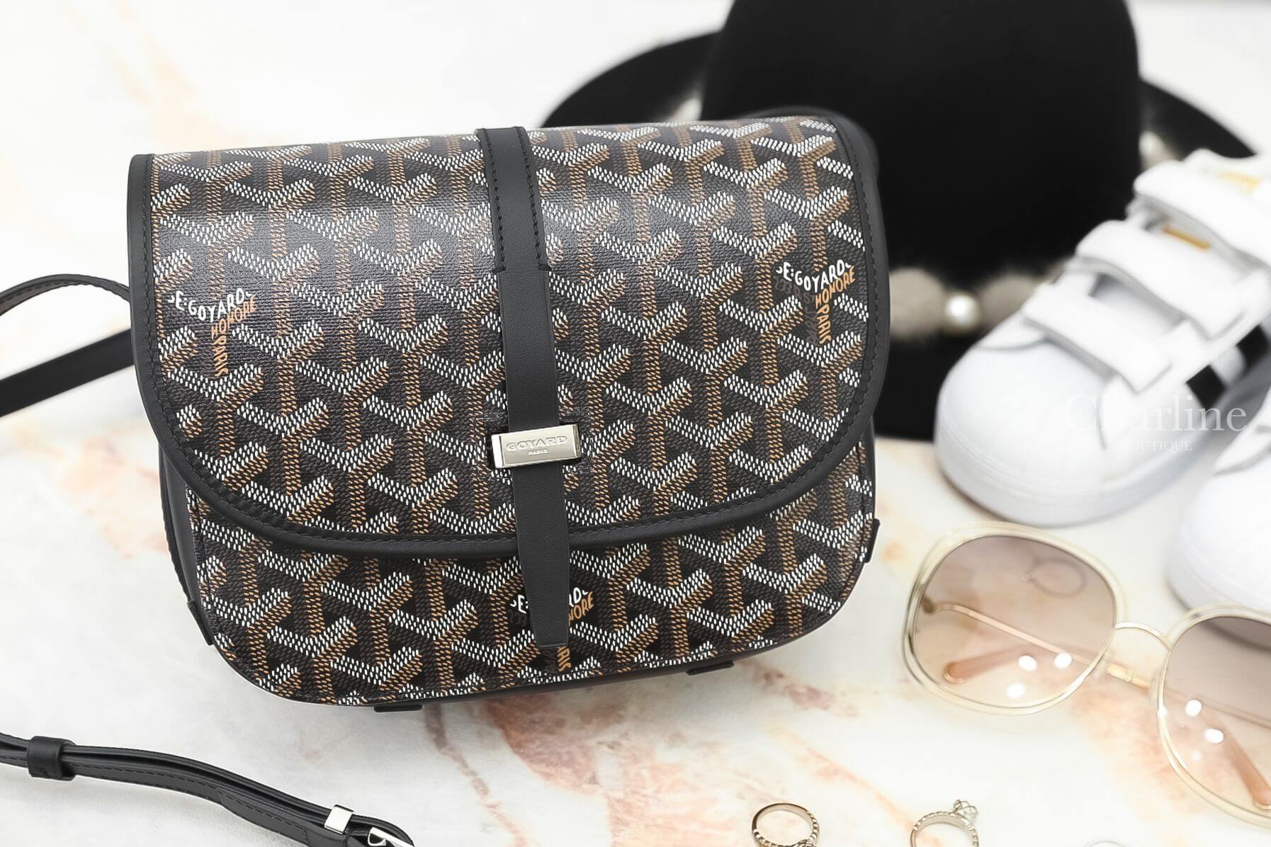 Goyard Belvedere Pm Bag 黑色小型馬鞍肩背包-Charline Boutique 精品代購