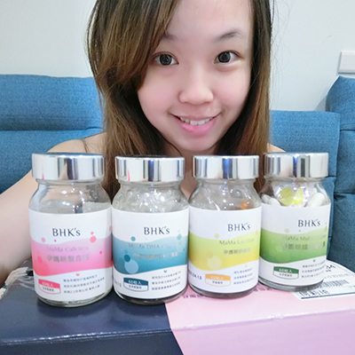 家庭主婦 琦琦：吃BHK's 孕媽咪綜合維生素 幫我補充各孕期所需的營養，寶寶也很健康的成長中！