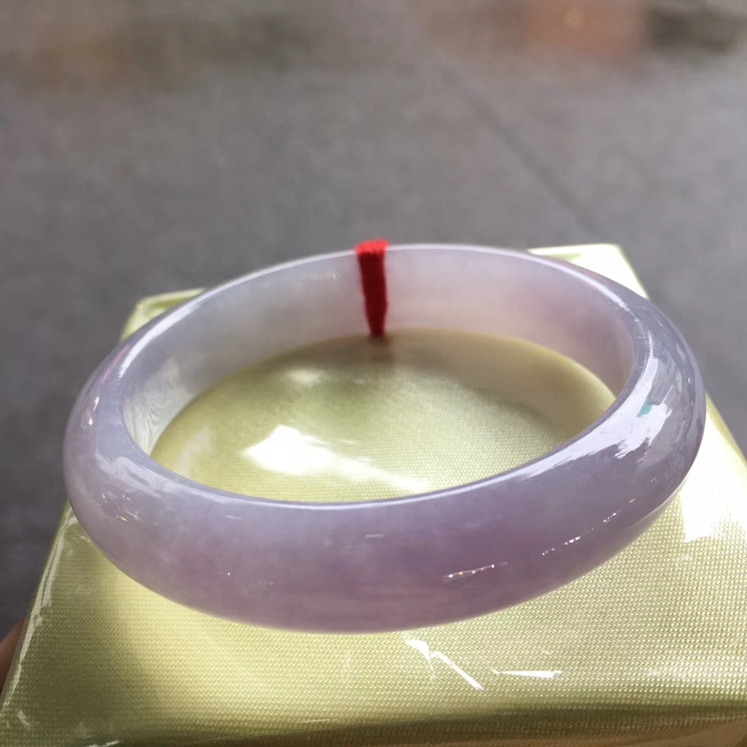 冰紫正圈手鐲 53.6mm, 天然翡翠A玉, 緬甸玉, Jade, Jadeite