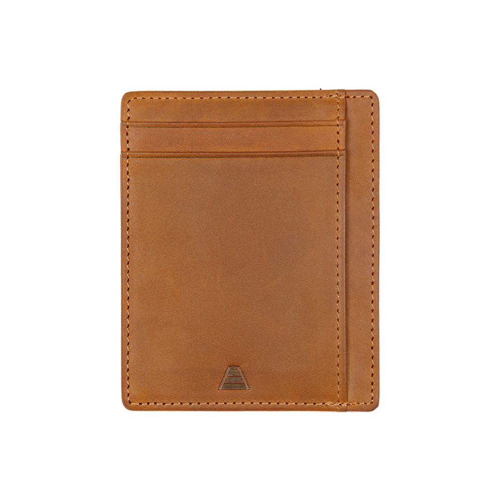 Andar | The Scout 簡便真皮卡夾 咖啡 RFID