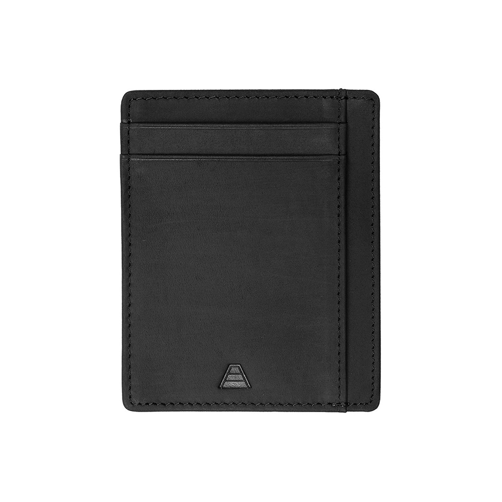 Andar | The Scout 簡便真皮卡夾 黑 RFID