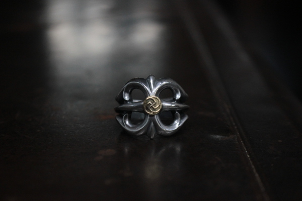 FCR-15/K18PW 和平眼鏡蛇戒指/K18 和平輪戒指