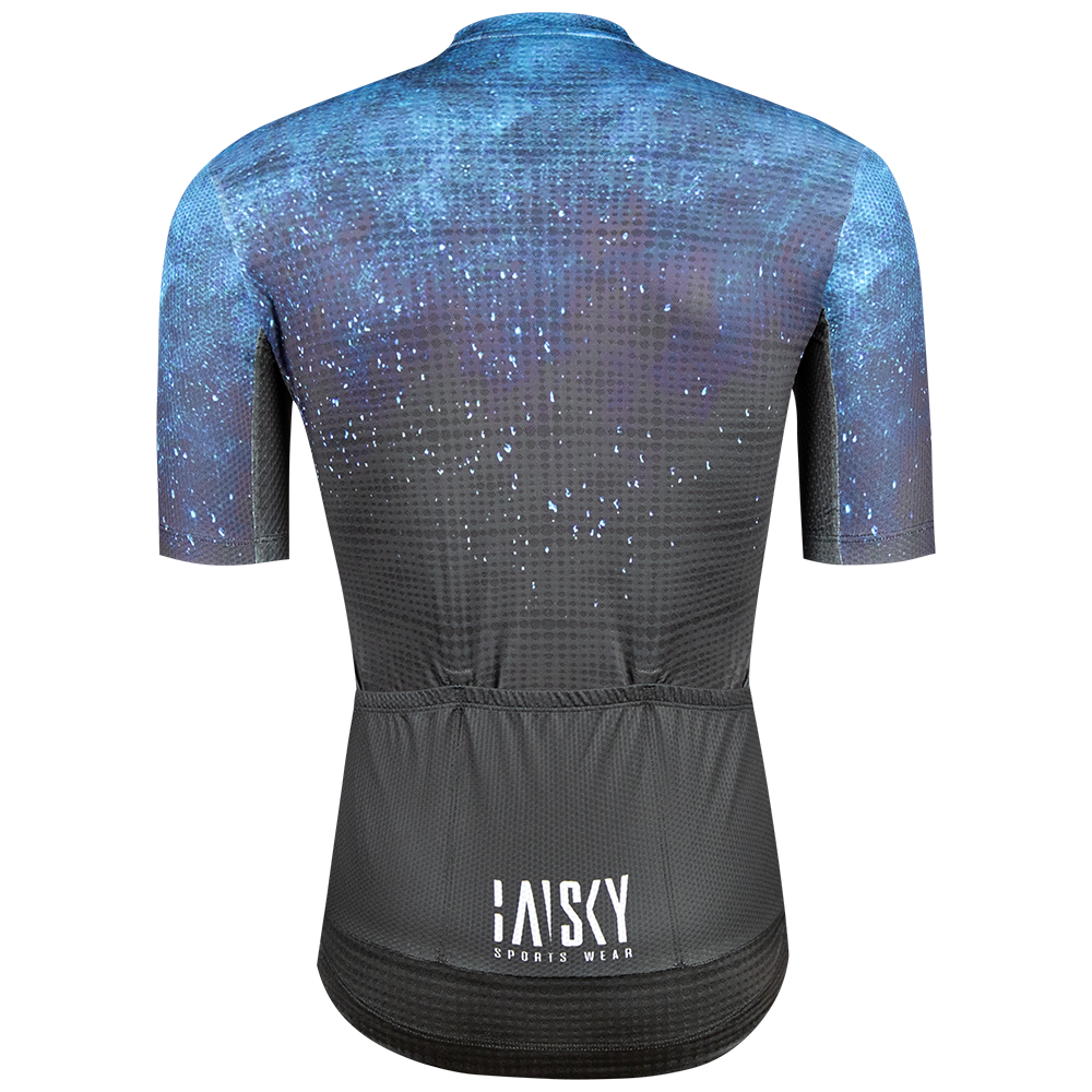 男款短車衣 幻境 藍