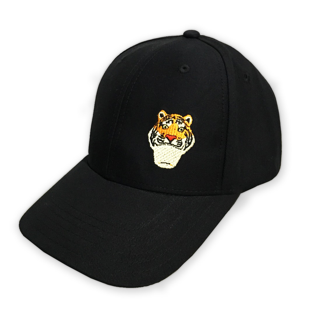 【戽斗星球】老虎刺繡潮帽