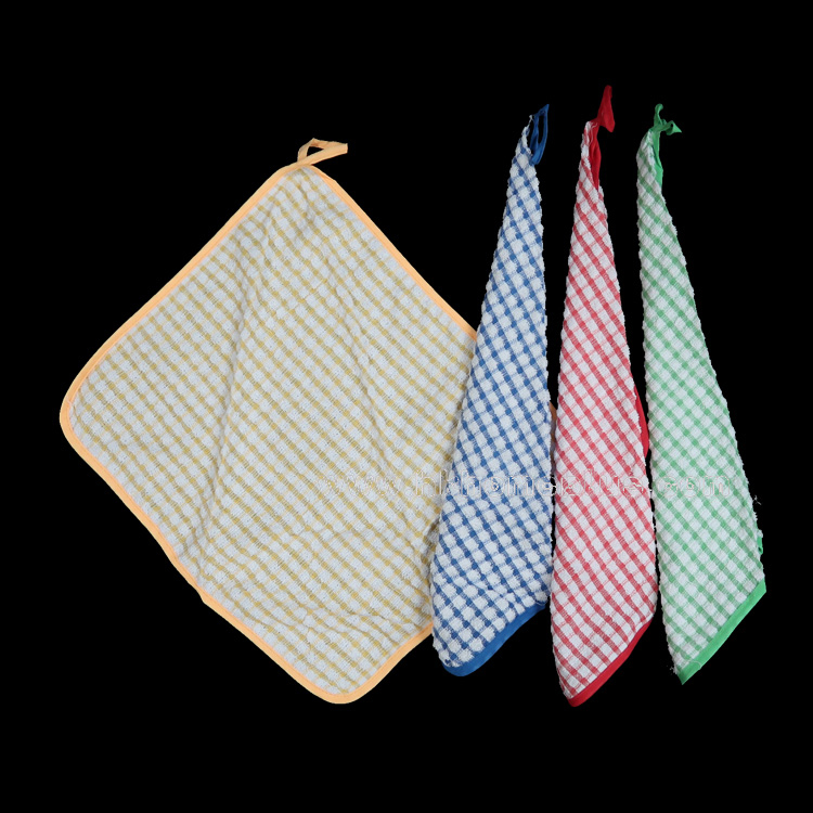 6條裝 菠蘿格抹手巾 4040405