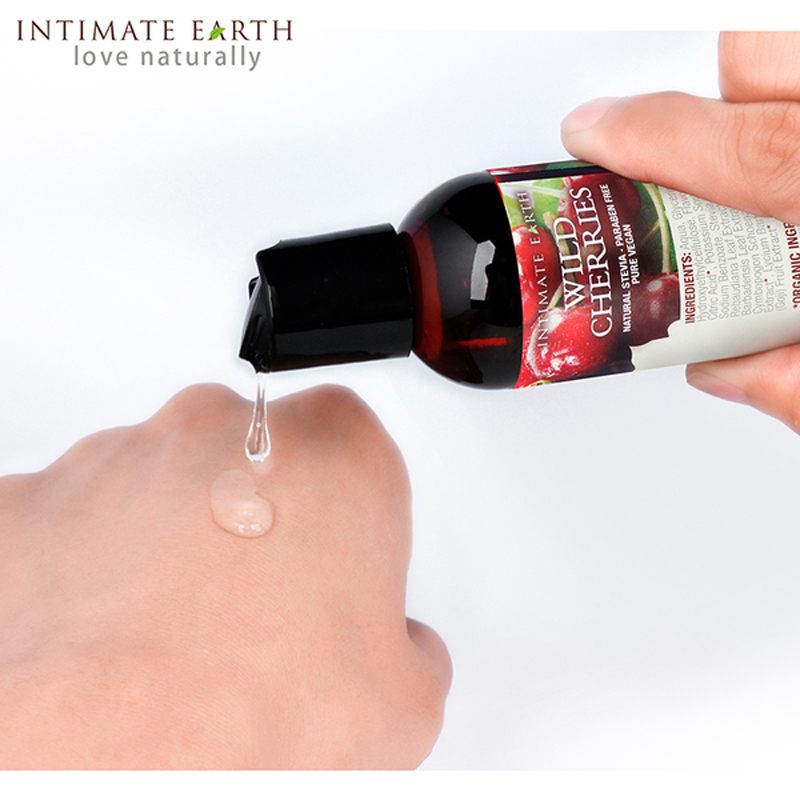 Intimate Earth Wild Cherries 櫻桃味 水性潤滑液 120ml