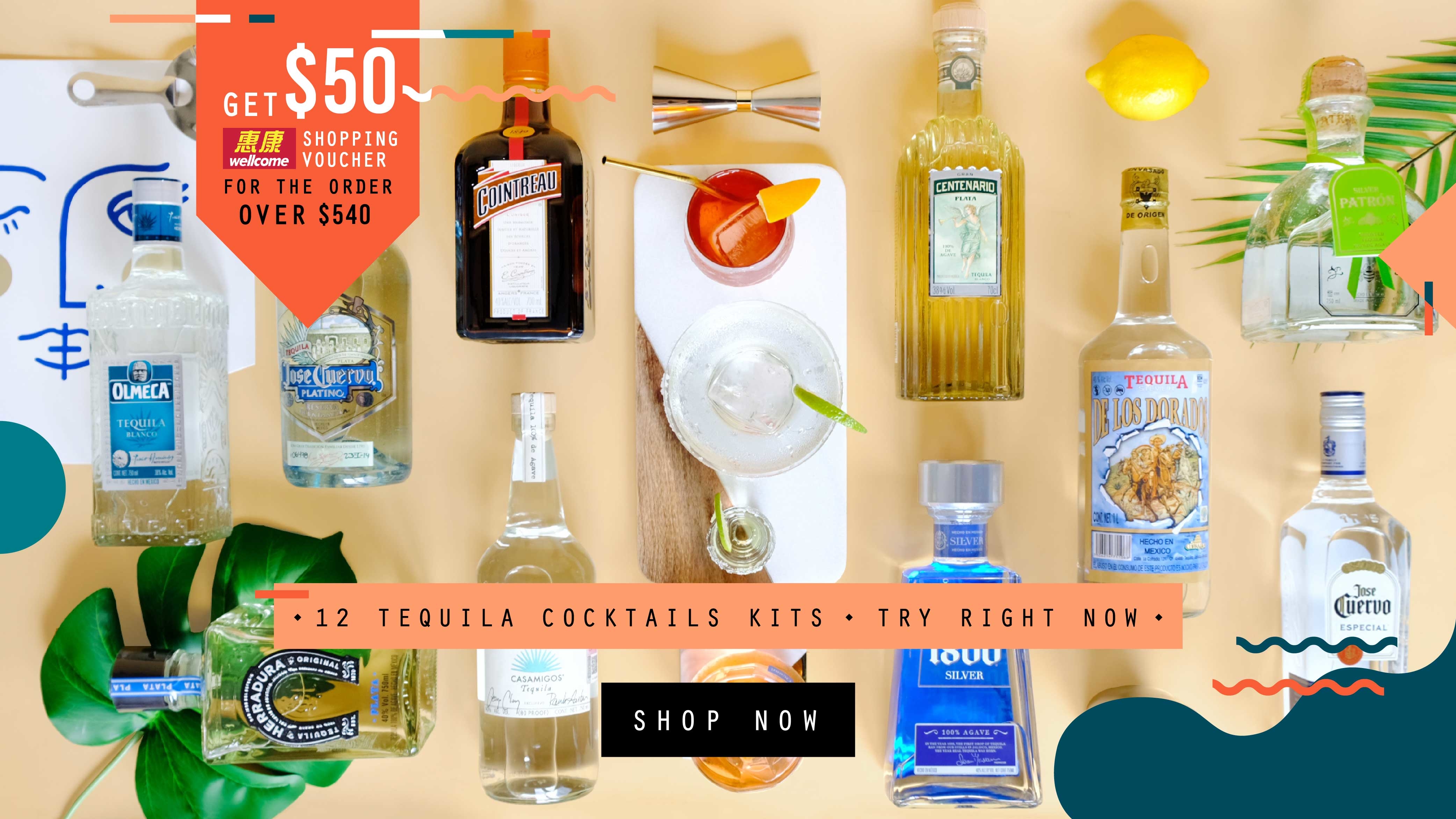 12 Tequila Cocktails Kits, Try Right Now!
