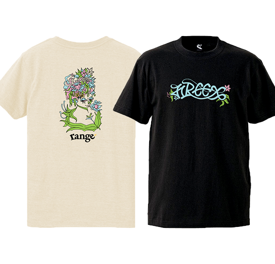 【滅火器Fire EX. ╳ range】春暖花開 之 黑/白短T