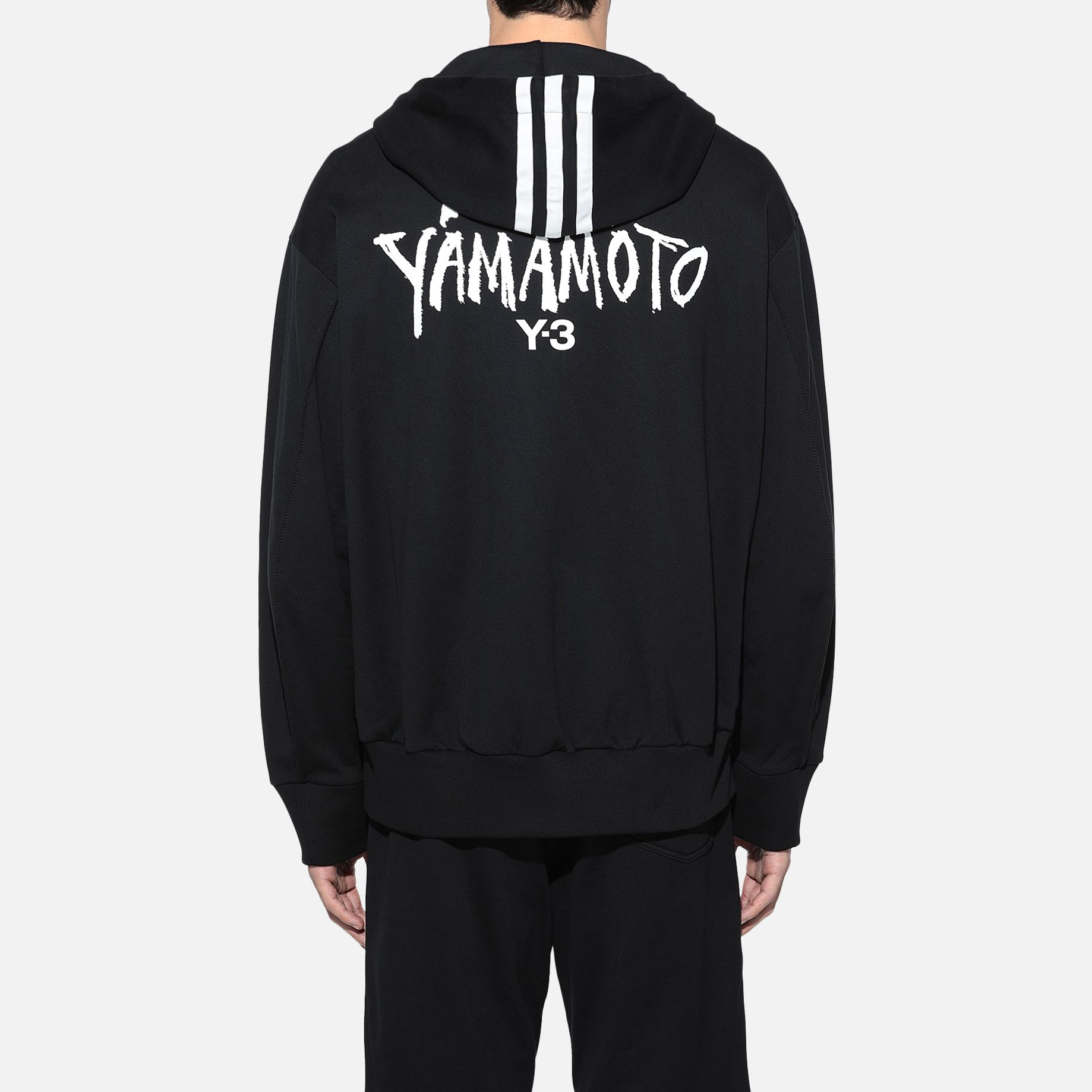 【 Y-3 SIGNATURE GRAPHIC HOODY 手寫簽名外套 黑色 】