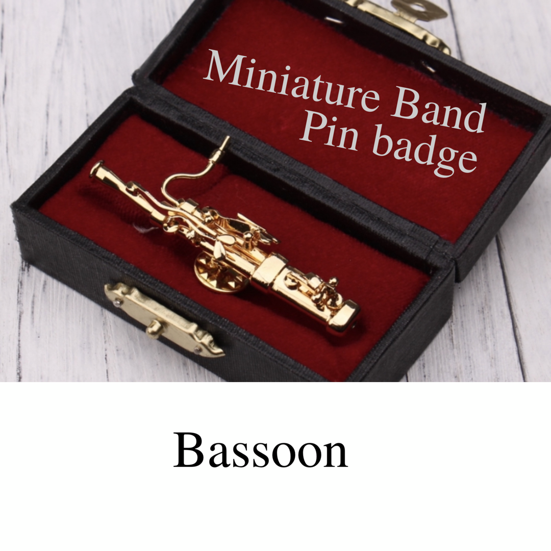 Pin Badge Bassoon SKU PB007