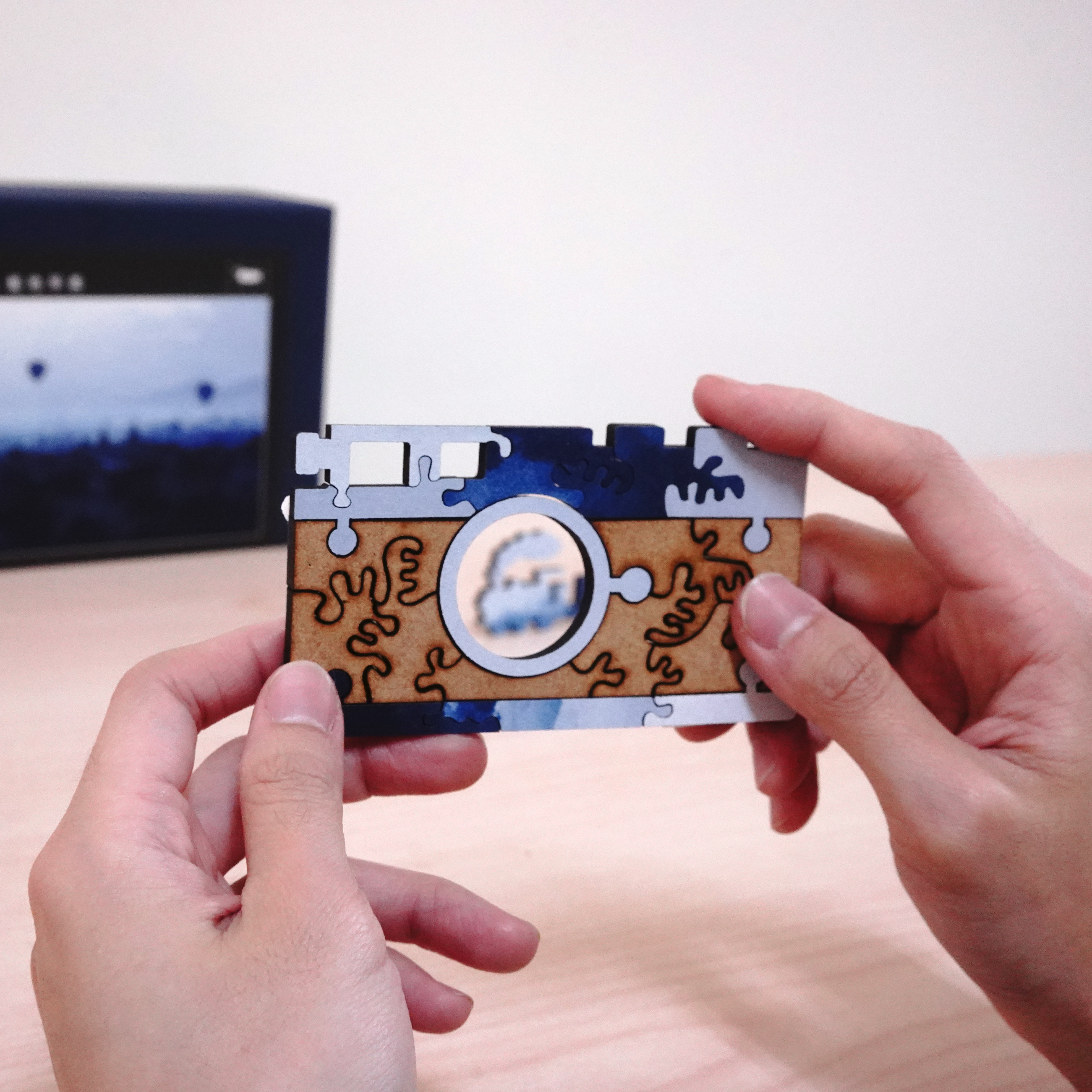 藍色早晨 Blue Morning 木質拼圖