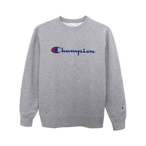 CHAMPION CREW NECK SWEATSHIRT GRAY