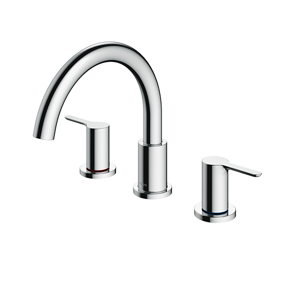 TOTO衛浴 浴缸用三孔混合龍頭TBS01201PA